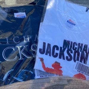 Never Worn Michael Jackson Printed T-Shirt Hanes 100% Cotton